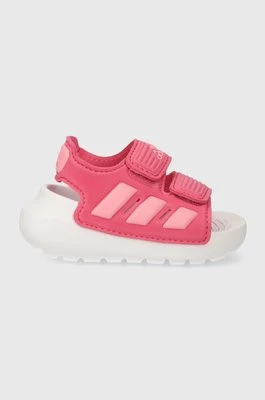 adidas sandały dziecięce ALTASWIM 2.0 I kolor różowy