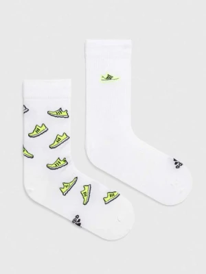 adidas skarpetki 2-pack kolor biały