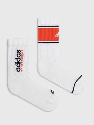 adidas skarpetki 2-pack kolor biały IW2919