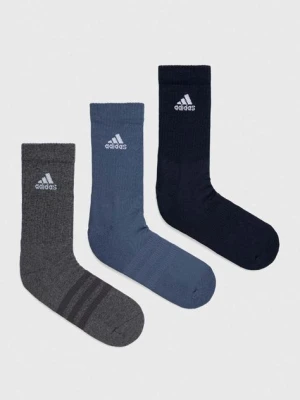 adidas skarpetki 3-pack C SPW CRW 3P kolor niebieski IP2634