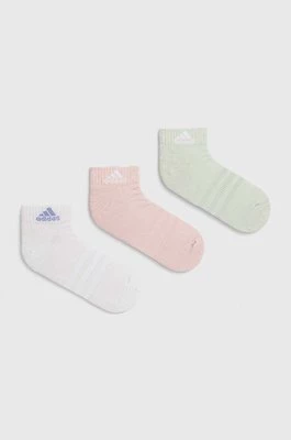 adidas skarpetki 3-pack damskie kolor biały IZ0108