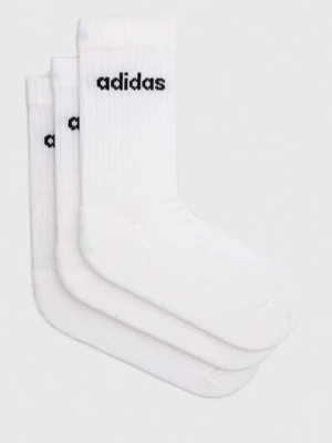 Zdjęcie produktu adidas skarpetki 3-pack Essentials kolor biały HT3455