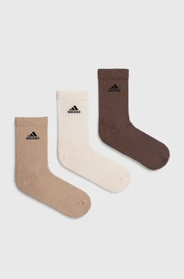 adidas skarpetki 3-pack kolor beżowy IC1315