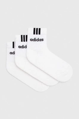 adidas skarpetki 3-pack Essentials kolor biały HT3437