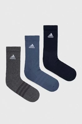 adidas skarpetki 3-pack kolor niebieski IP2634