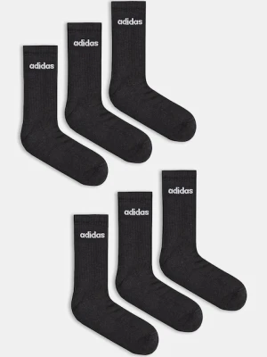 adidas skarpetki 6-pack męskie kolor czarny JL6094