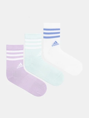 Zdjęcie produktu adidas skarpetki Essentials 3-pack damskie kolor biały JW2766