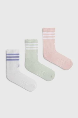 adidas skarpetki Essentials 3-pack kolor biały IZ0123