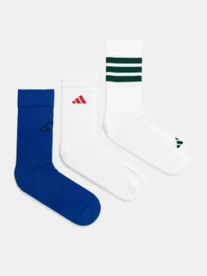 adidas skarpetki LOGO PACK 3PP 3-pack kolor biały JD5831