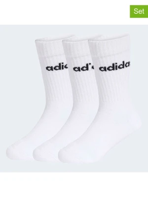 adidas Skarpety (3 pary) w kolorze białym rozmiar: 25