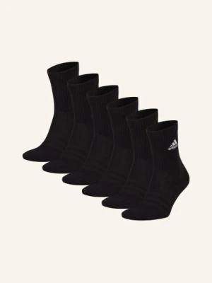 Adidas Skarpety Cushioned Sportswear Crew, 6 Par schwarz