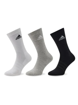 adidas Skarpety długie Cushioned Crew Socks 3 Pairs IC1311 Szary