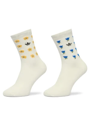 adidas Skarpety długie JV7833 Écru