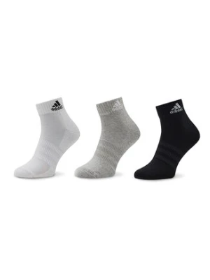 adidas Skarpety krótkie Cushioned Sportswear Ankle Socks 3 Pairs IC1281 Szary