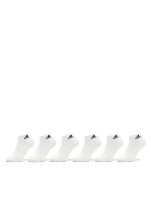 adidas Skarpety krótkie Cushioned Sportswear Ankle Socks 6 Pairs HT3442 Biały