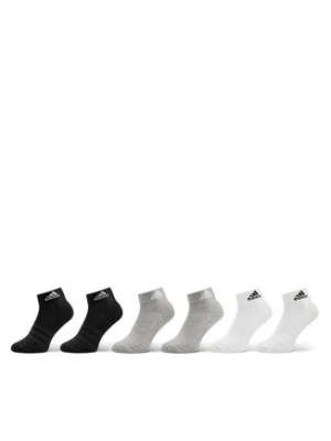 adidas Skarpety krótkie Cushioned Sportswear Ankle Socks 6 Pairs IC1292 Szary