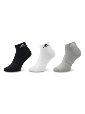 adidas Skarpety krótkie Thin and Light Ankle Socks 3 Pairs IC1283 Szary