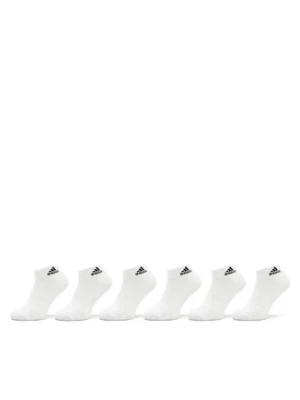 adidas Skarpety Niskie Unisex Cushioned Sportswear Ankle Socks 6 Pairs HT3442 Biały