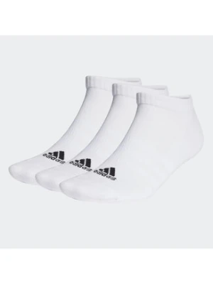 adidas Skarpety stopki unisex Cushioned Low-Cut Socks 3 Pairs HT3434 Biały