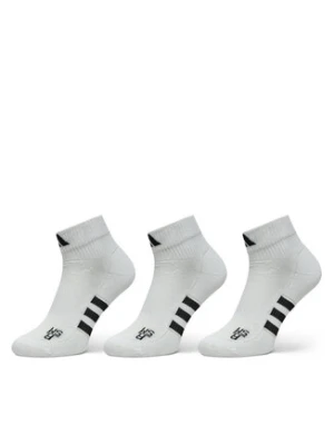 adidas Skarpety wysokie unisex Performance Light Mid-Cut Socks 3 Pairs HT3445 Biały