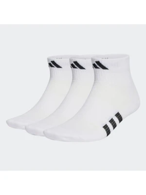 adidas Skarpety wysokie unisex Performance Light Mid-Cut Socks 3 Pairs HT3445 Biały