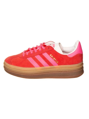 adidas Skórzane sneakersy "Gazelle Bold" w kolorze czerwonym rozmiar: 40 2 / 3