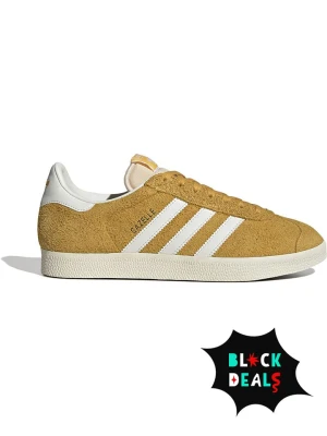 adidas Skórzane sneakersy "Gazelle" w kolorze żółto-białym rozmiar: 45 1/3