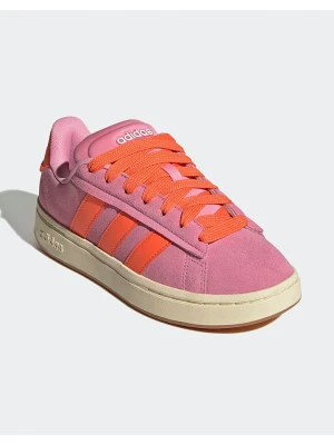adidas Skórzane sneakersy "Grand Court Alpha 00s" w kolorze różowym rozmiar: 37