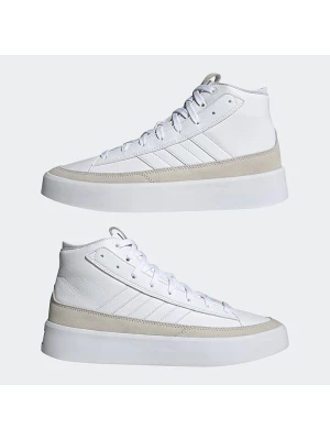 adidas Skórzane sneakersy "ZNSORED" w kolorze białym rozmiar: 45