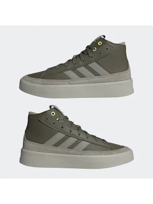 adidas Skórzane sneakersy "ZNSORED" w kolorze khaki rozmiar: 40,5