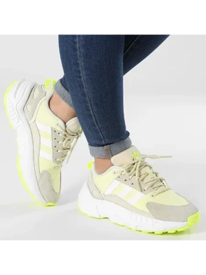 adidas Skórzane sneakersy "ZX 22 Boost" w kolorze biało-beżowym rozmiar: 38 2/3