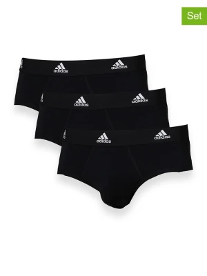 adidas Slipy (3 pary) w kolorze czarnym rozmiar: L