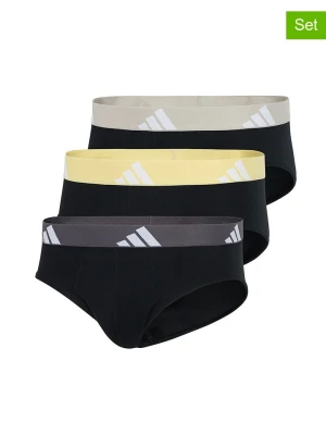 adidas Slipy (3 pary) w kolorze czarnym rozmiar: XL