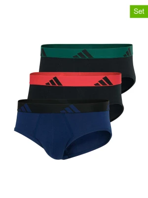 adidas Slipy (3 pary) w kolorze granatowo-czarnym rozmiar: XL
