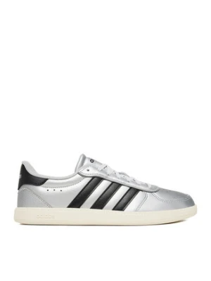 adidas Sneakersy BREAKNET SLEEK JQ8263 Srebrny