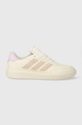 adidas sneakersy COURTBLOCK kolor beżowy IF6508