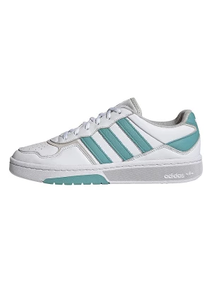 adidas Sneakersy "COURTIC" w kolorze biało-turkusowym rozmiar: 38,5