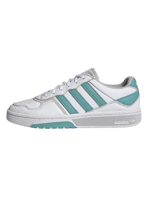 adidas Sneakersy "COURTIC" w kolorze biało-turkusowym rozmiar: 38, 5