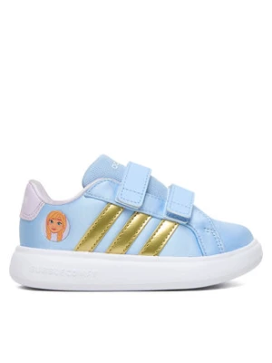 adidas Sneakersy Disney Frozen Grand Court 3.0 JQ4355 Niebieski jasny