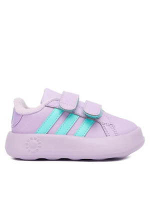 adidas Sneakersy Disney Frozen Grand Court JR5630 Fioletowy