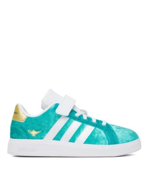 adidas Sneakersy Disney Jasmine Grand Court 2.0 JR4919 Turkusowy