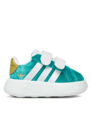 adidas Sneakersy Disney Jasmine Grand Court 2.0 JR4920 Turkusowy