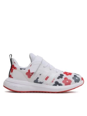 adidas Sneakersy Fortarun 2.0 Cloudfoam Sport Running Elastic Lace Top Strap Shoes GZ9754 Biały