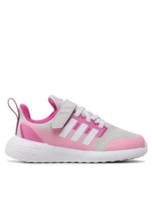 adidas Sneakersy Fortarun 2.0 Cloudfoam Sport Running Elastic Lace Top Strap Shoes HR0281 Szary