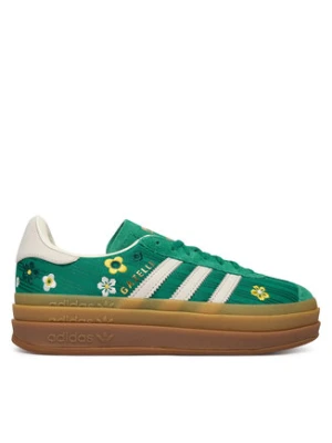 adidas Sneakersy Gazelle Bold IH1920 Zielony