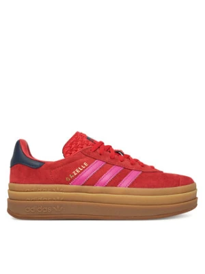 adidas Sneakersy Gazelle Bold JH9665 Czerwony