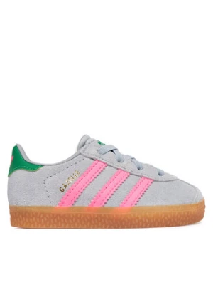 adidas Sneakersy Gazelle Comfort Closure Elastic Laces IH6477 Szary