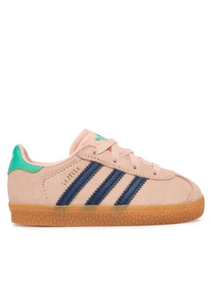 adidas Sneakersy Gazelle Comfort Closure Elastic Laces KI4035 Różowy