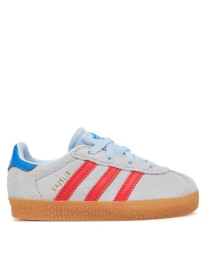 adidas Sneakersy Gazelle Comfort Closure Elastic Laces KI4037 Niebieski jasny