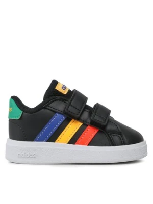 adidas Sneakersy Grand Court Lifestyle Hook and Loop Shoes HP8918 Czarny